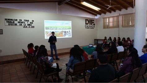 Capacitan a dependencias sobre trabajo infantil y DH