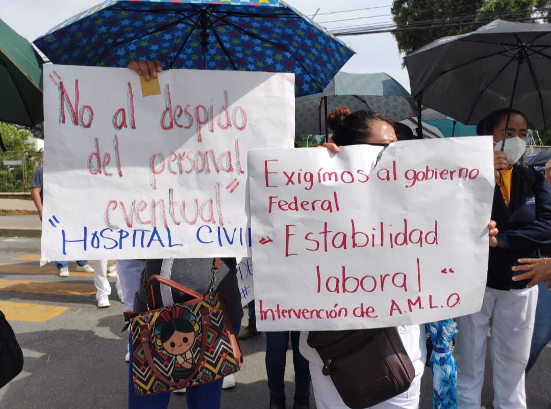 Despiden al menos a 50 integrantes del personal médico del hospital de Especialidades de Salina Cruz, Oaxaca