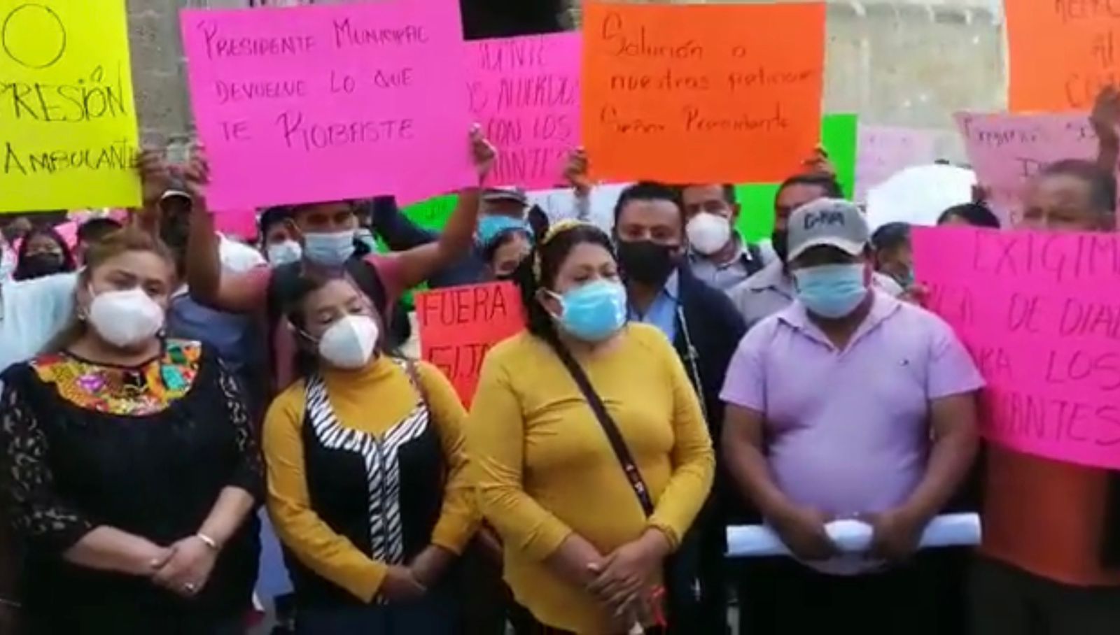 Ante temor de desalojo del Centro Histórico, ambulantes exigen diálogo con edil de la ciudad de Oaxaca 