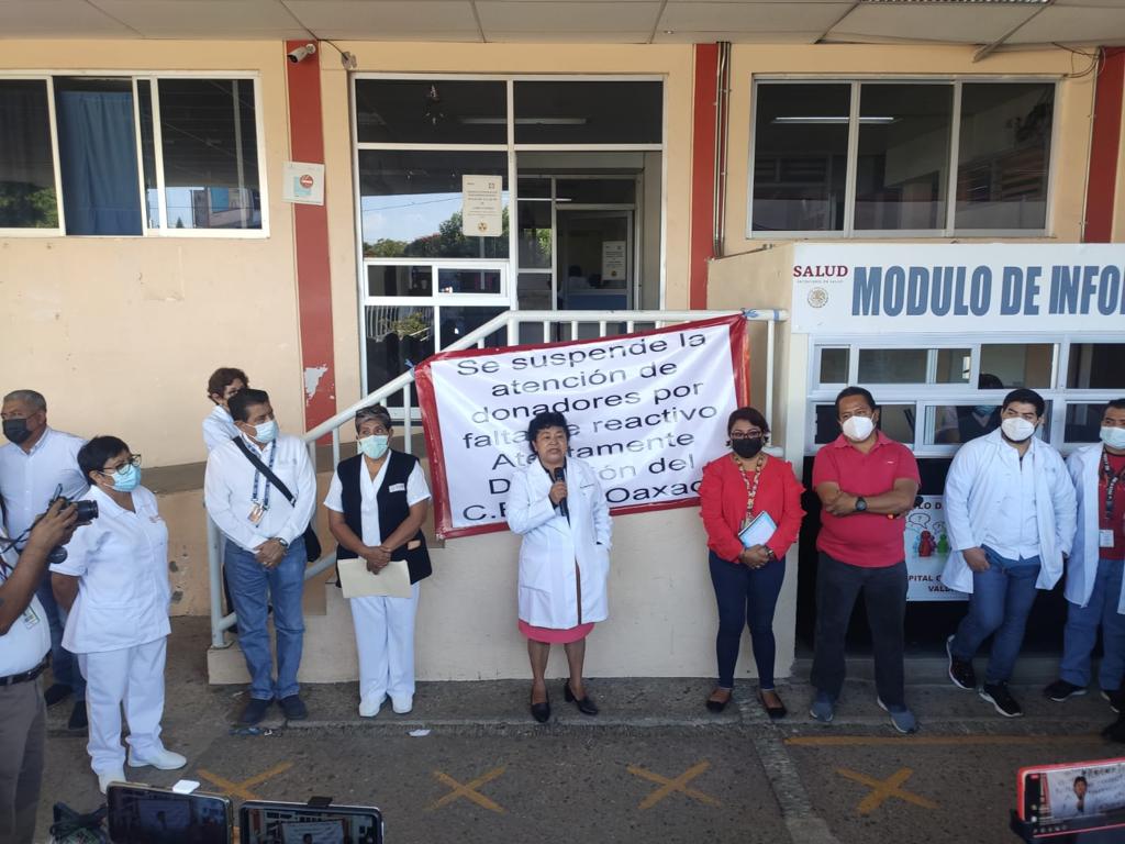 Anuncia Hospital Civil de Oaxaca suspensión de estudios clínicos y transfusiones por falta de insumos