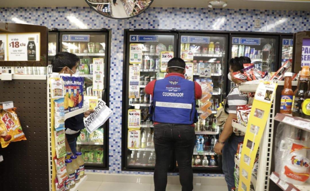 Argumentando aumento de violencia familiar por cuarentena, en Salina Cruz venden cerveza sin autorización