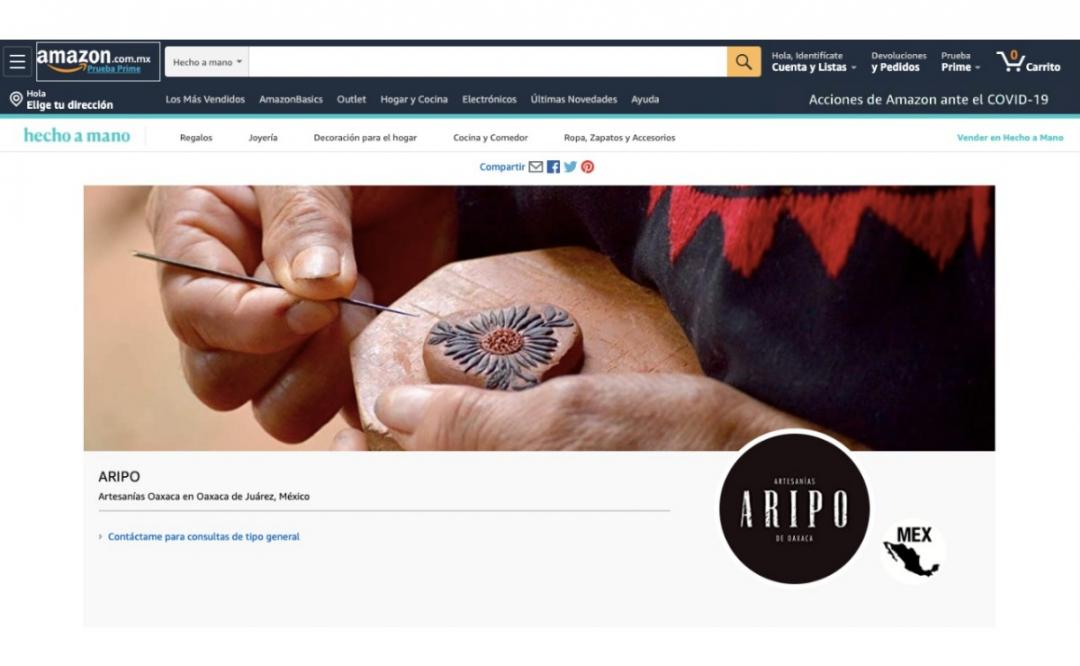 La magia de las artesanías oaxaqueñas llegará a todo el mundo de la mano de Amazon