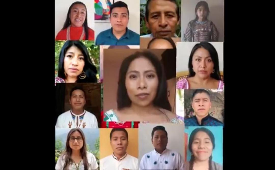 Yalitza Aparicio comparte medidas contra Covid-19 junto a intérpretes de lenguas indígenas