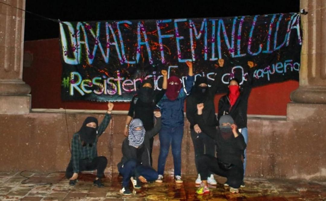 Protestan mujeres en las regiones de Oaxaca contra violencia feminicida en Tuxtepec