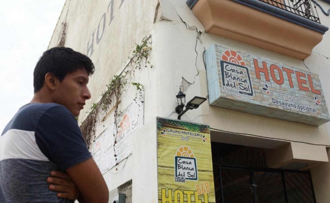 Huatulco: sismo golpea a hoteles de un paraíso ya lastimado por la pandemia