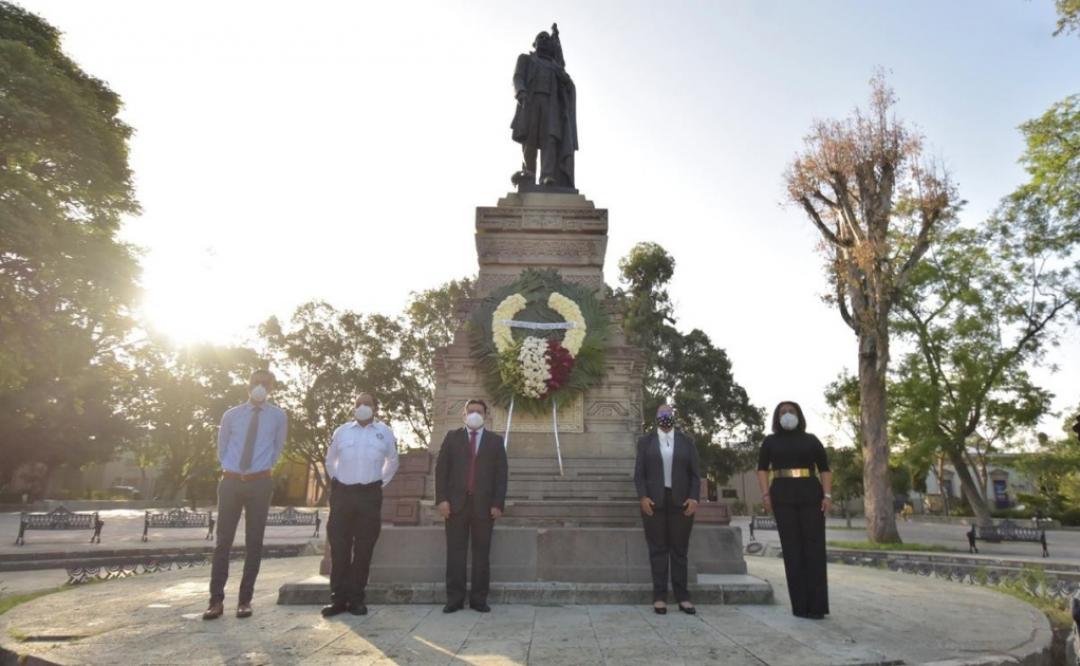 Rinden en la capital homenaje a Benito Juárez en su 148 aniversario luctuoso