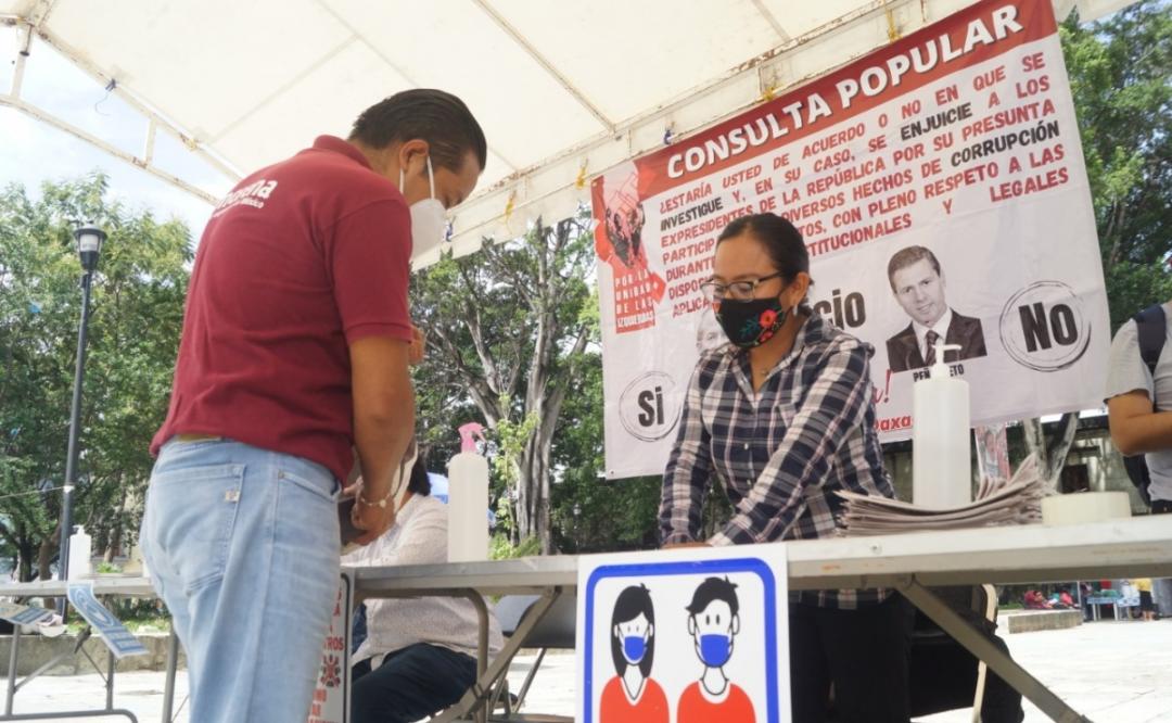 Arranca Morena recolección de firmas en Oaxaca para enjuiciar a Peña Nieto y Calderón