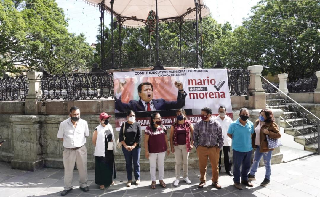 Respalda en Oaxaca candidatura de Mario Delgado a la dirigencia nacional de Morena