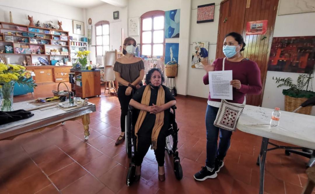 Piden artistas devolución de obras de la Casa de la Cultura de Santa Lucía y se solidarizan con maestros