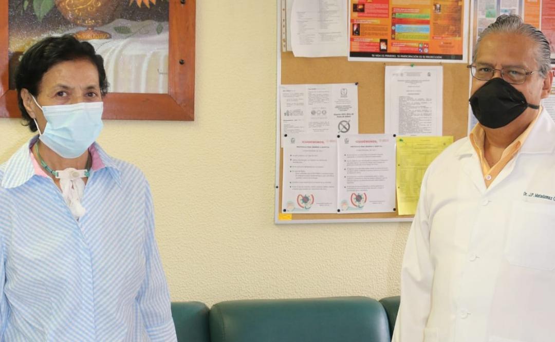 A los 64 años, la enfermera María del Rosario venció al Covid-19, tras 50 días con apoyo ventilatorio
