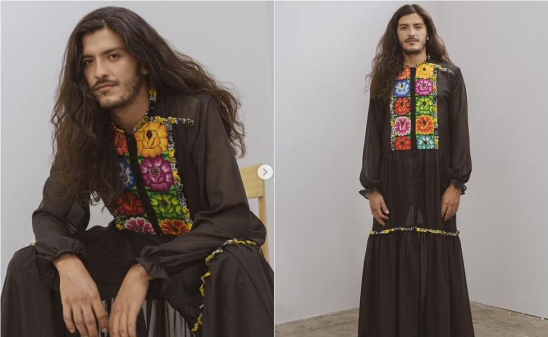 Artesanos de Oaxaca colaboran con tejido istmeño en nuevo vestido para hombres