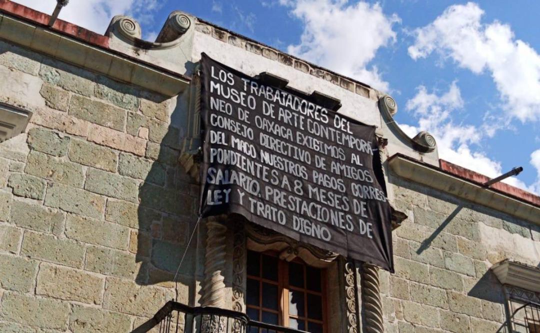 Agoniza Museo de Arte Contemporáneo de Oaxaca; no hay recursos ni para salarios