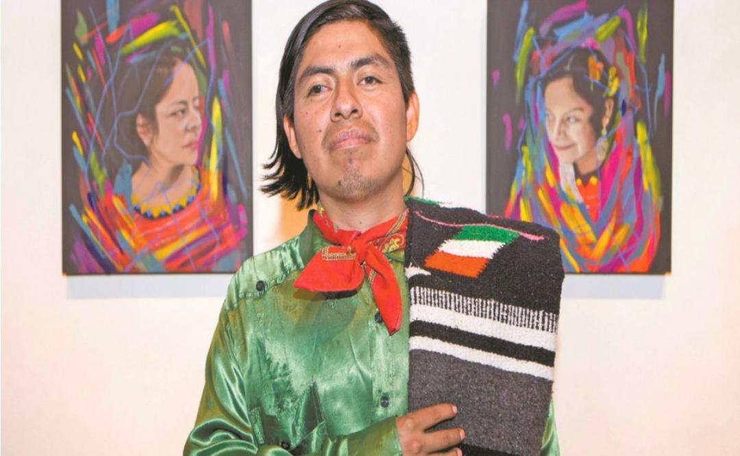 Joel Merino, artista triqui, denuncia robo de sus obras en Museo Indígena de Querétaro