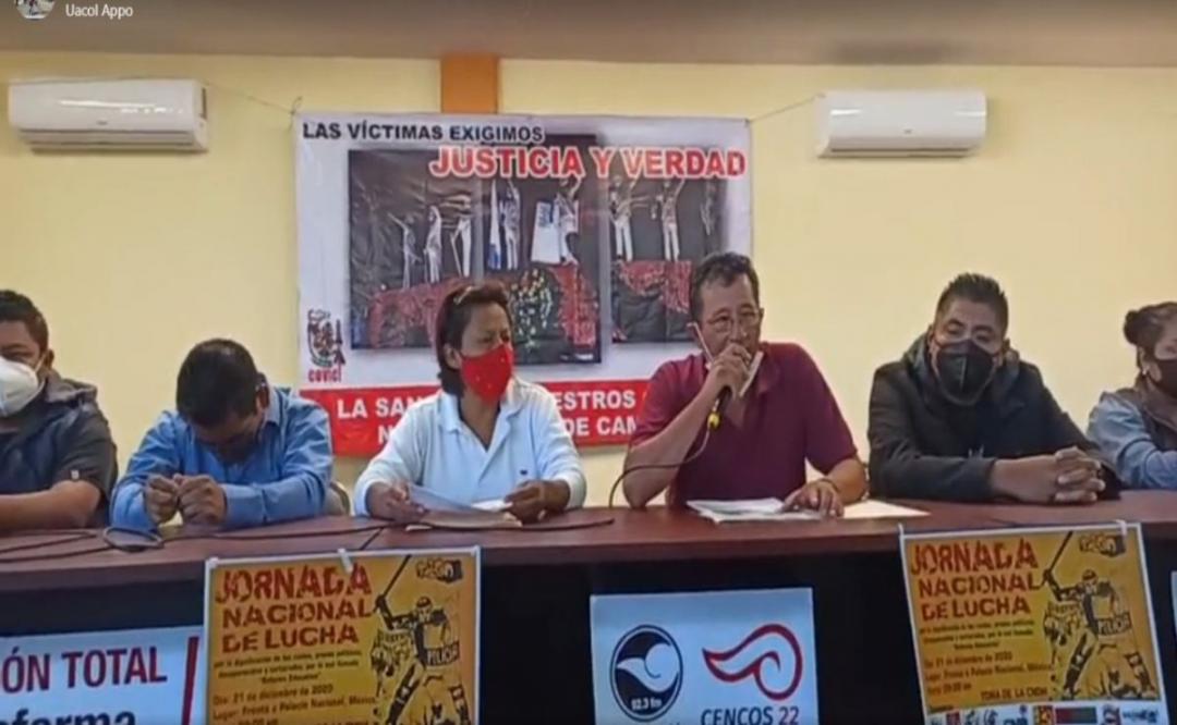 Rechazan víctimas de Nochixtlán disculpa pública del Presidente; anuncian protesta en la CDMX
