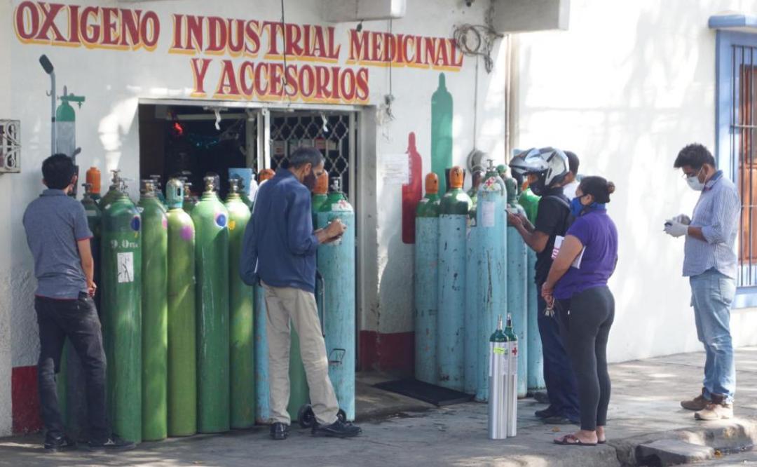 Aumento de casos de Covid-19 dispara demanda de oxígeno médico en Oaxaca; ya escasea