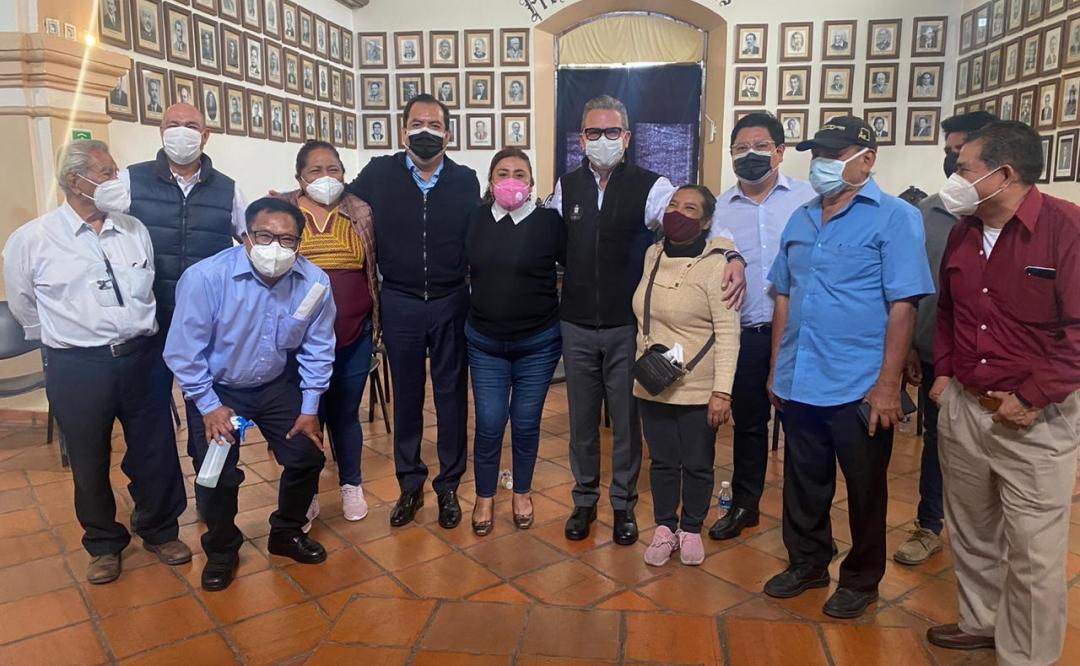 Acuerdan SESESP y comerciantes en vía pública plan contra Covid-19 en la capital de Oaxaca