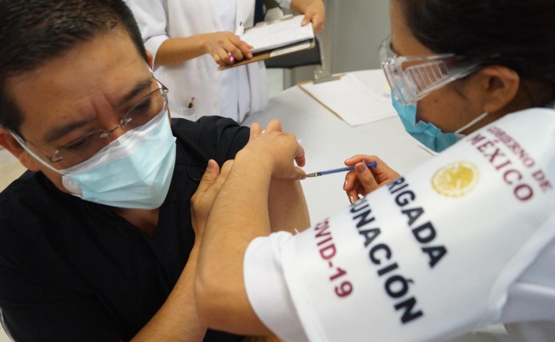 Reportan SSO avance de 78.2% en dos días en vacunación contra Covid-19 a trabajadores de Salud