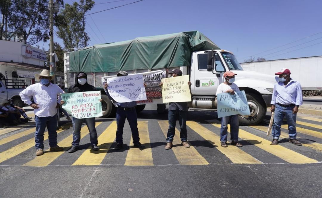 Se intensifican en Oaxaca protestas de pobladores que exigen destitución de edil de Atitlán