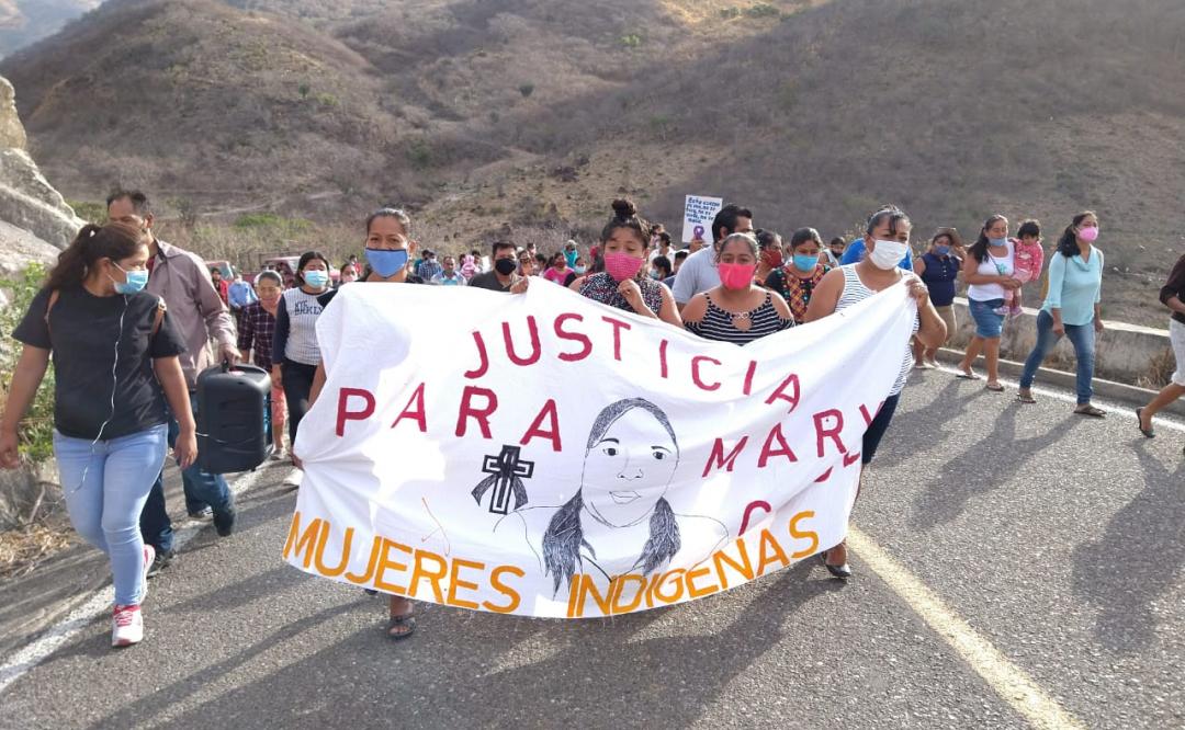 Marchan en el Istmo para exigir que el asesinato de Mary Cruz sea castigado como feminicidio