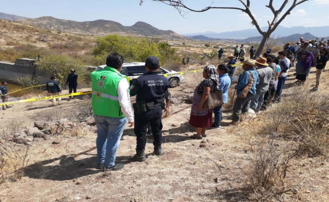 Recuperan los cuerpos de una familia ahogada en una presa de Oaxaca: tres menores y su padre
