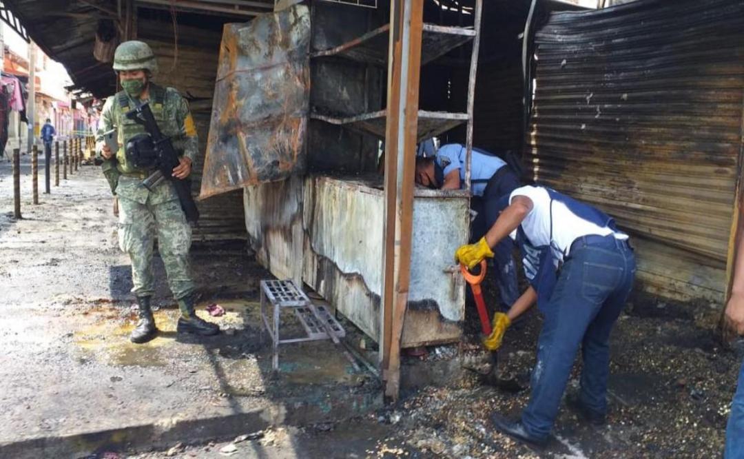 Calculan en más de 7 millones de pesos pérdidas de comerciantes por incendio en Juchitán