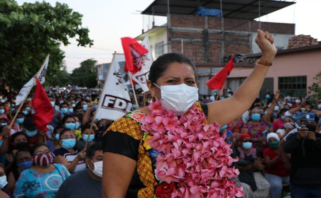 Gloria Sánchez acusa que encuesta de Morena fue “sucia y amañada”; competirá por Juchitán con Encuentro Solidario