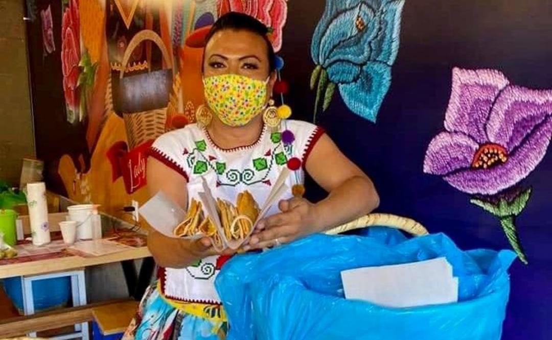 Marven, mujer trans oaxaqueña conocida como “Lady tacos de canasta”, va por diputación en CDMX