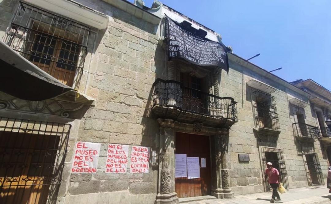 “Gobernador, ayúdenos a mantener activo el Museo de Arte Contemporáneo de Oaxaca”, piden empleados