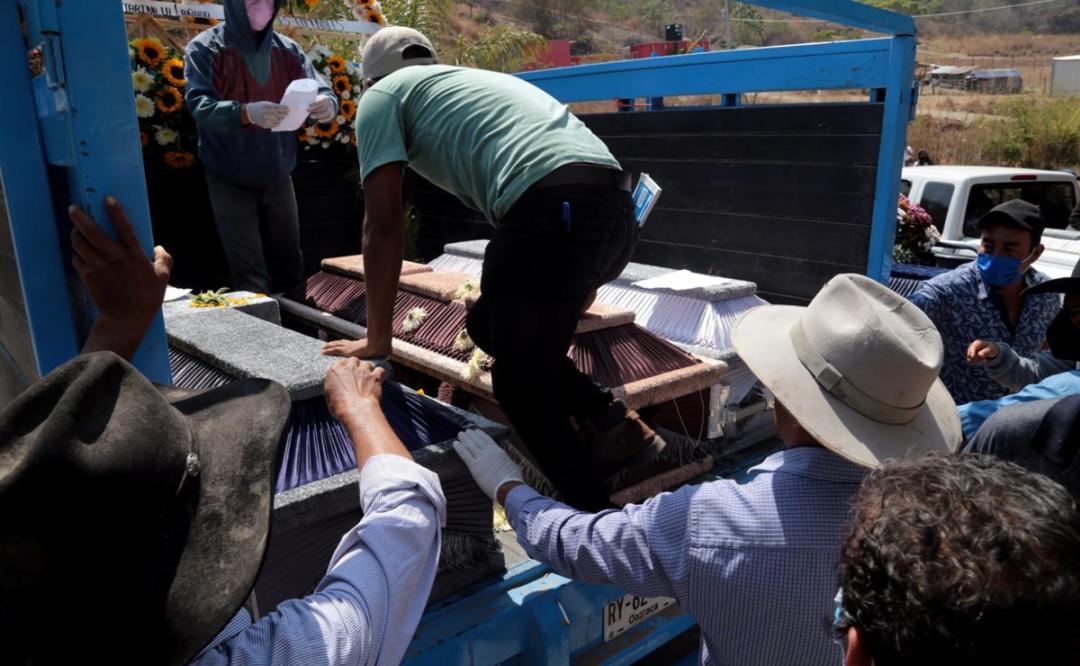 Despiden en Sola de Vega a 5 víctimas de ataque armado en la Sierra Sur de Oaxaca