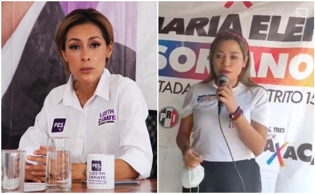 Candidatas a diputadas de Oaxaca por Va por México y PES denuncian irrupciones en casas de campaña