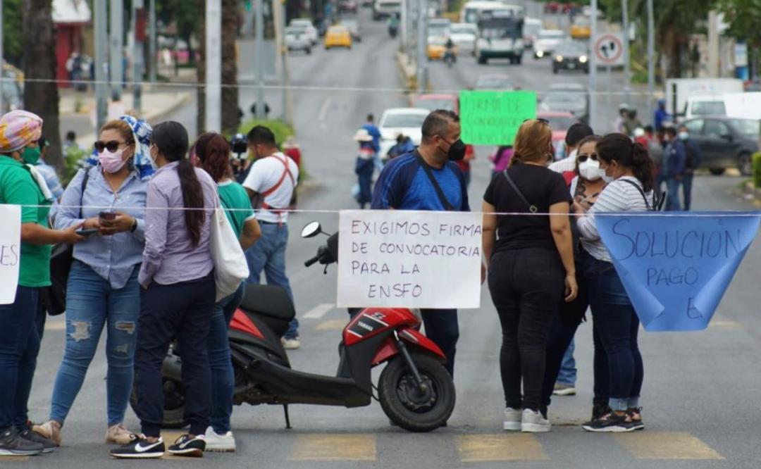 Escuela Normal Superior de Oaxaca anuncian jornada de movilizaciones; piden mesa con autoridades
