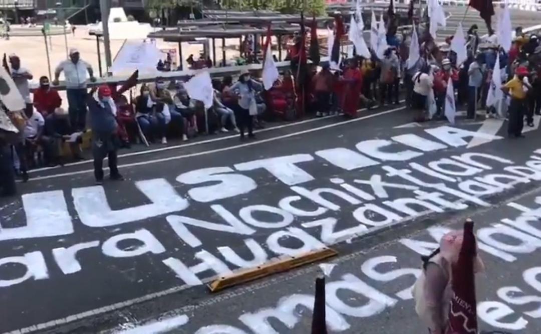 Desde Oaxaca, Caravana por la Verdad y la Justicia llega a la FGR en la Ciudad de México
