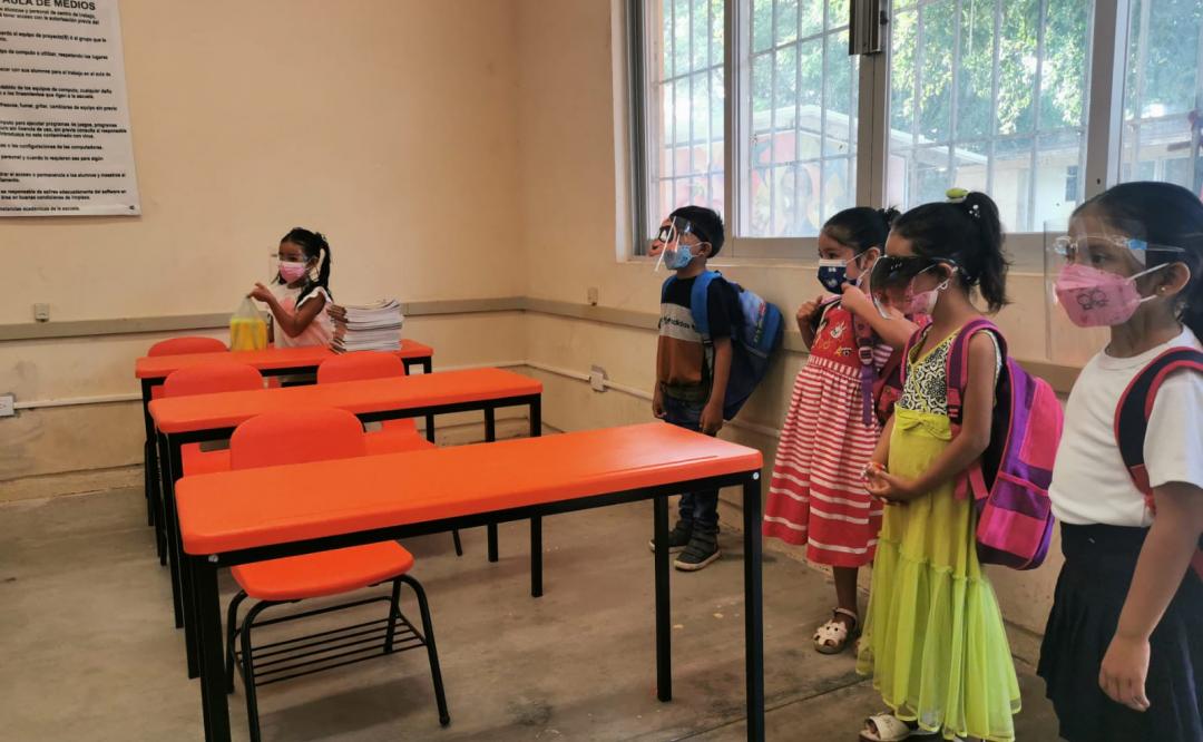 Sin reporte de casos de Covid-19 en escuelas de Oaxaca, tras primera semana de clases: IEEPO