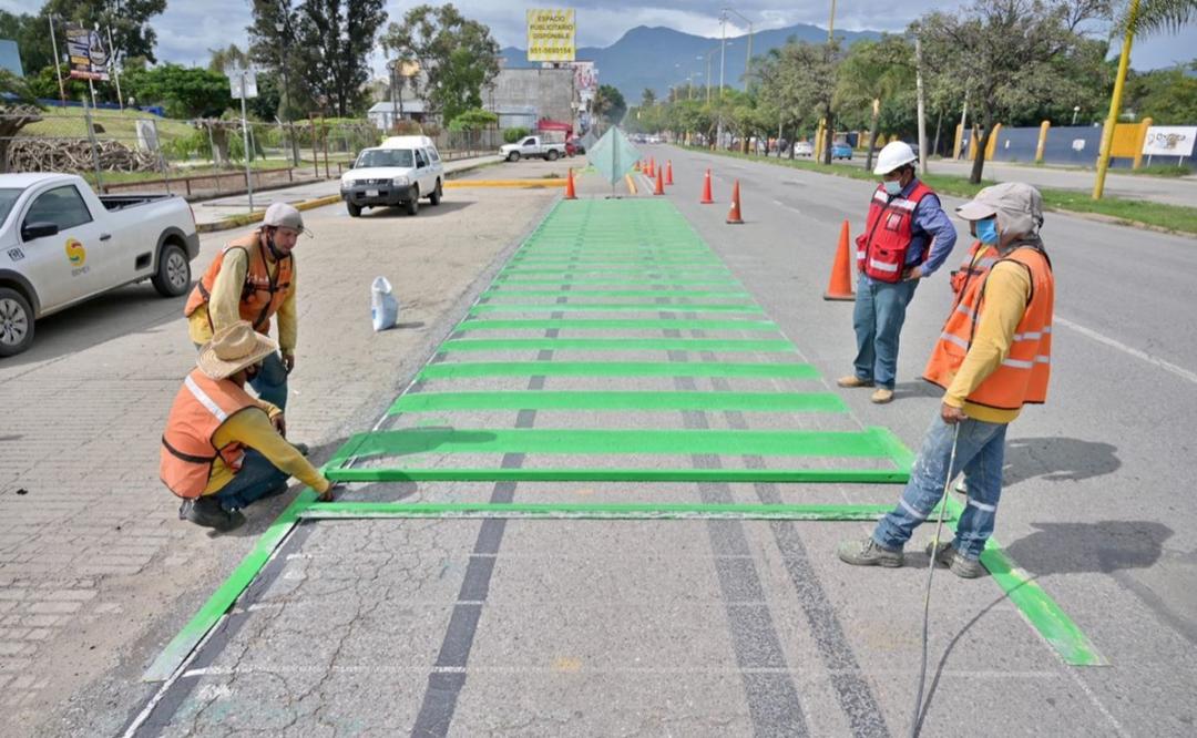 Arrancan obras de Bici Ruta en zona conurbada de la ciudad de Oaxaca; proyecto impulsa movilidad sustentable: Semovi