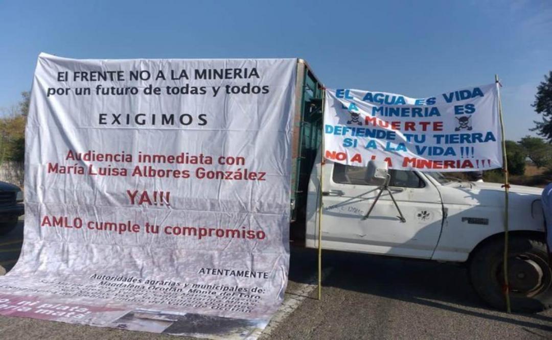 Opositores a Minera Cuzcatlán en Oaxaca exigen audiencia con la Semarnat