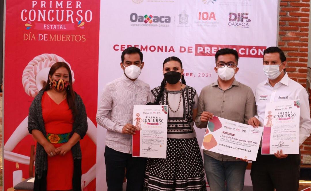 Premian a 14 artesanos de Oaxaca en el Concurso Estatal del Día de Muertos 2021