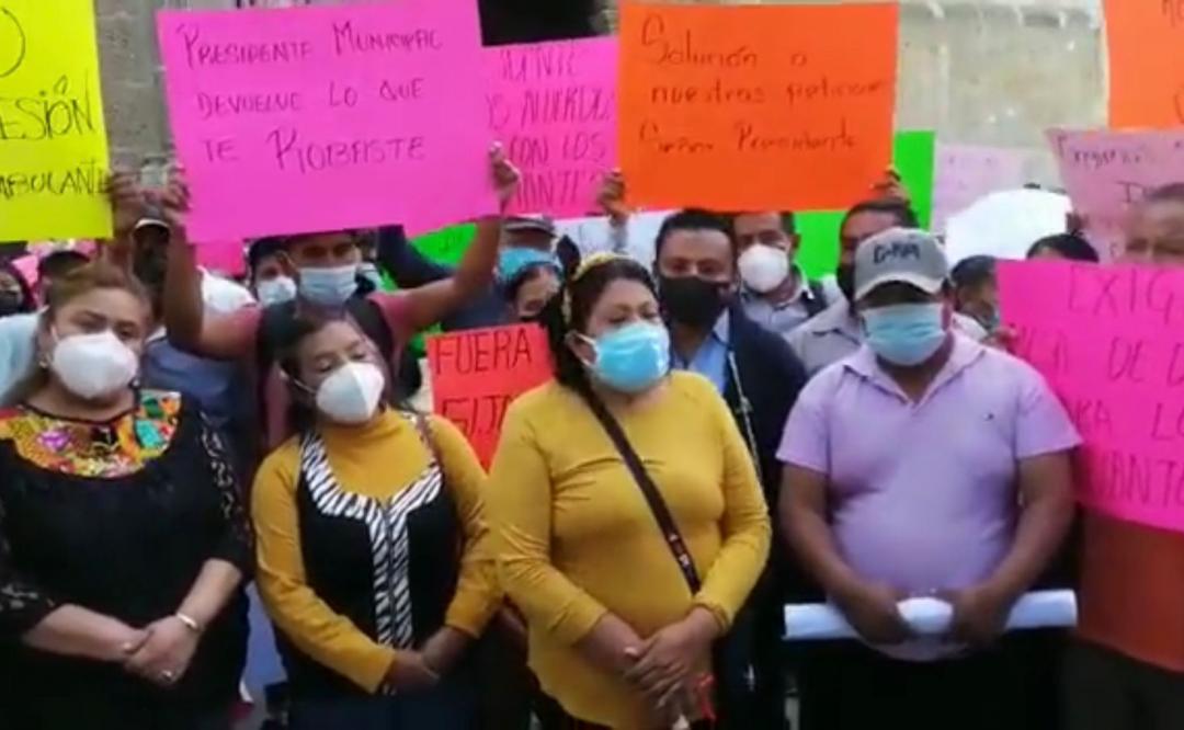 Ante temor de desalojo del Centro Histórico, ambulantes exigen diálogo con edil de la ciudad de Oaxaca