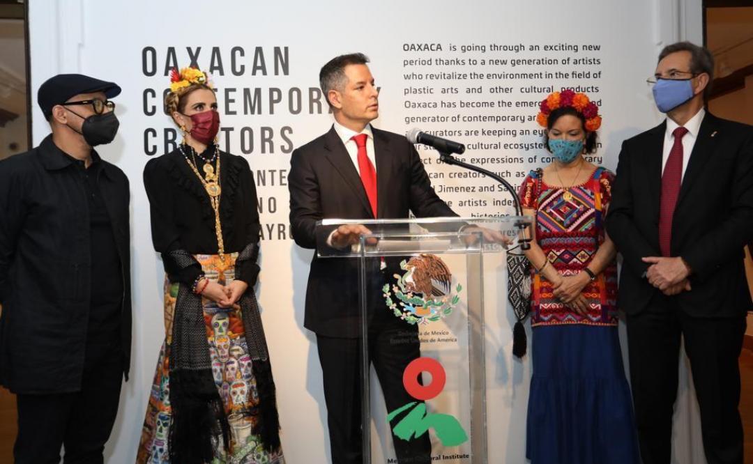 En Washington, encabezan Murat y el embajador de México el arranque del “Mes de Oaxaca en EU”
