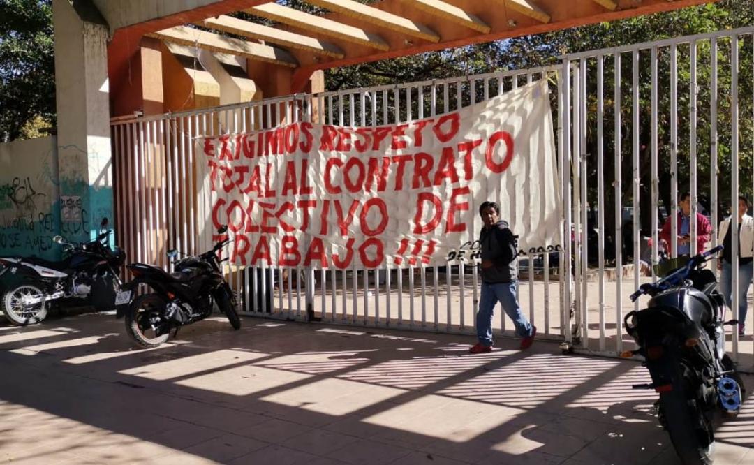 Trabajadores de la UABJO, Oaxaca, se irán a huelga el 1 de febrero si no hay respuesta a demandas