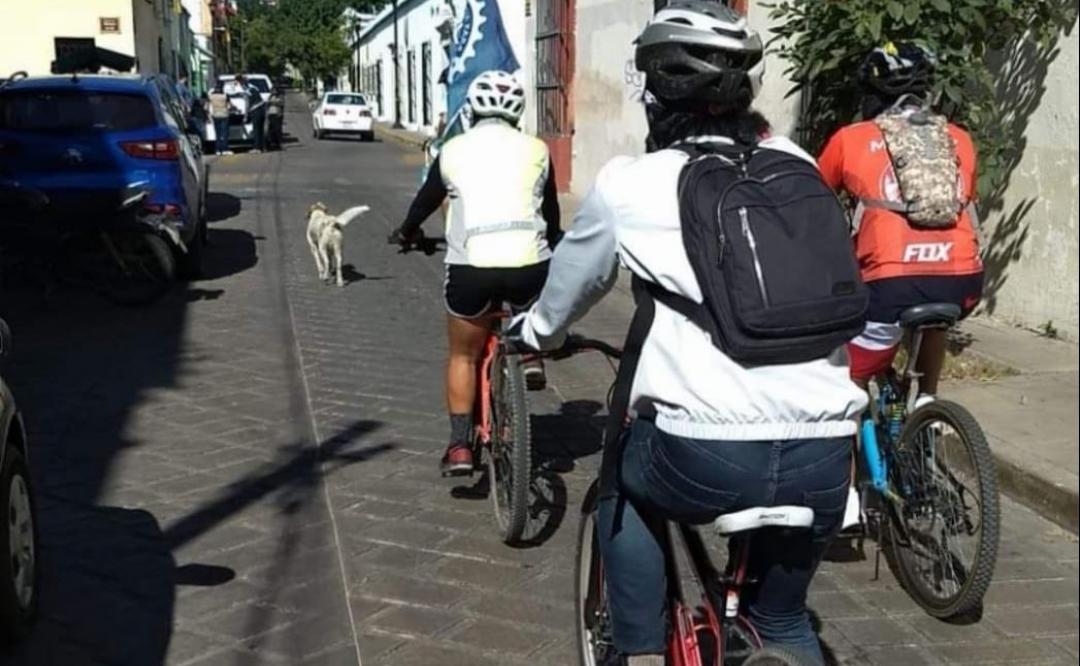 Con rodada de 24 horas, ciclistas de Oaxaca se suman a exigencia de una Ley General de Movilidad