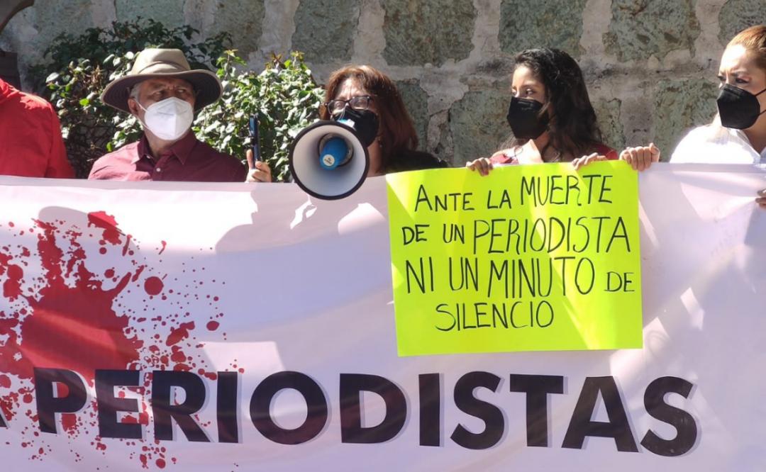 Se suman en Oaxaca a jornada nacional “Periodismo en Riesgo” por asesinato de 3 comunicadores