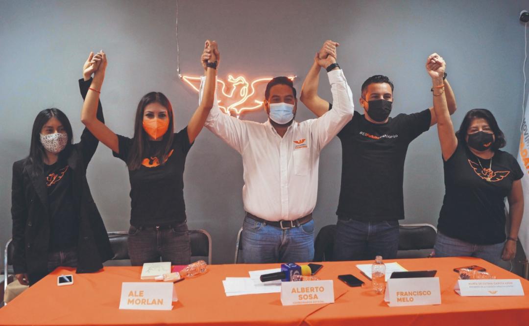 “La apuesta es por convertirnos en la mayor fuerza política de Oaxaca”: precandidatos de Movimiento Ciudadano