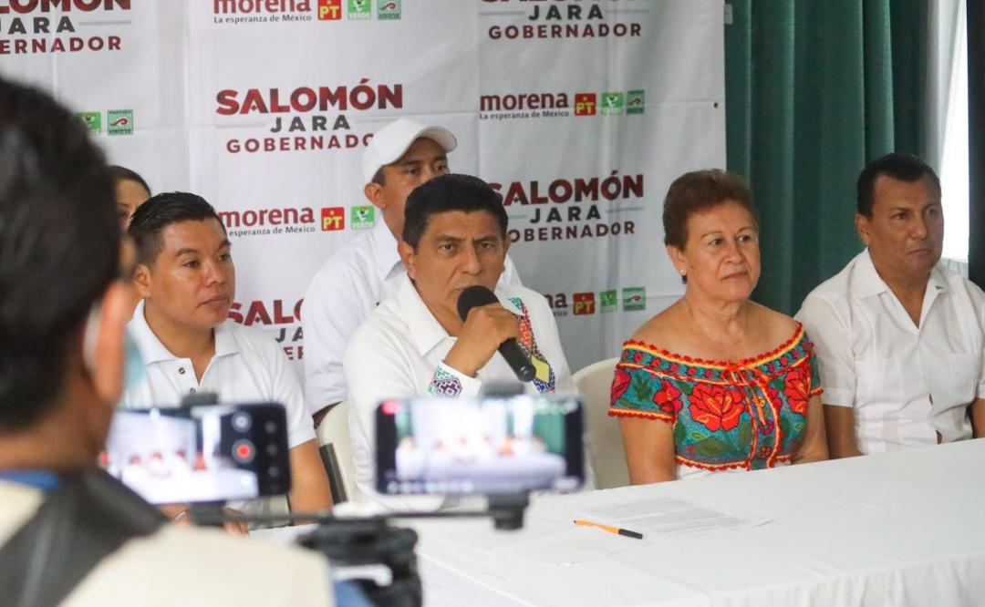Seguridad y lucha contra la impunidad, ejes centrales de ganar el gobierno de Oaxaca, promete Salomón Jara