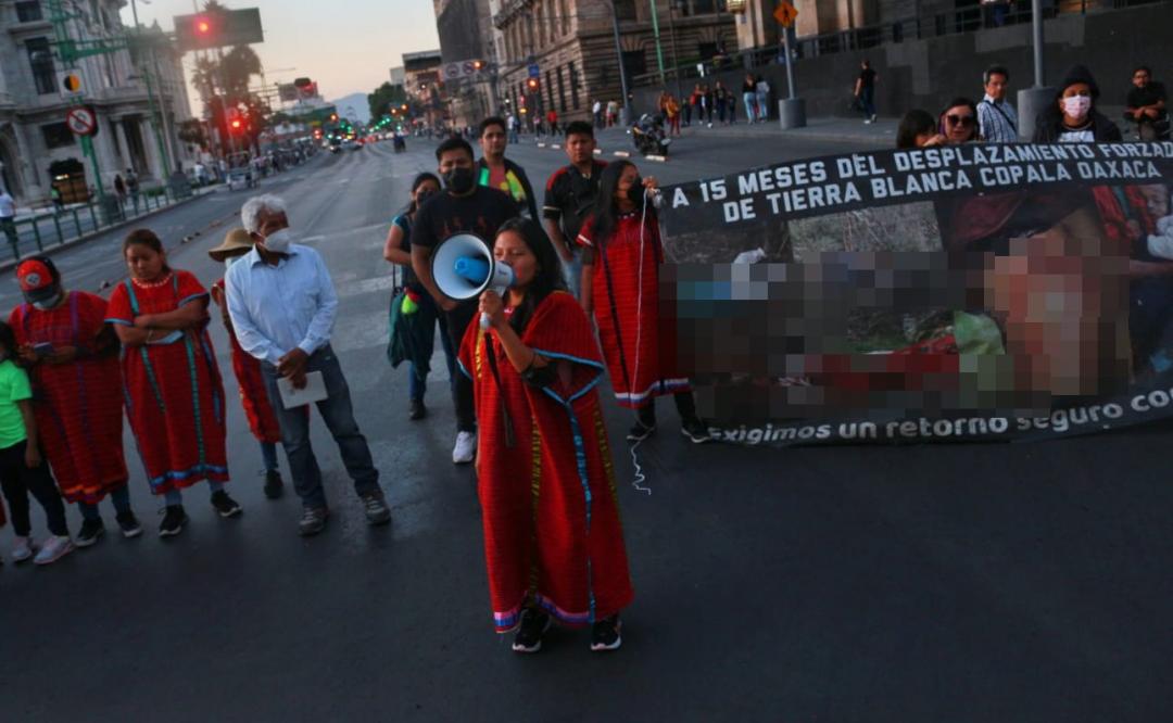 Desplazados triquis en CDMX exigen a Segob cumplir acuerdos y retomar diálogo para retorno a Oaxaca