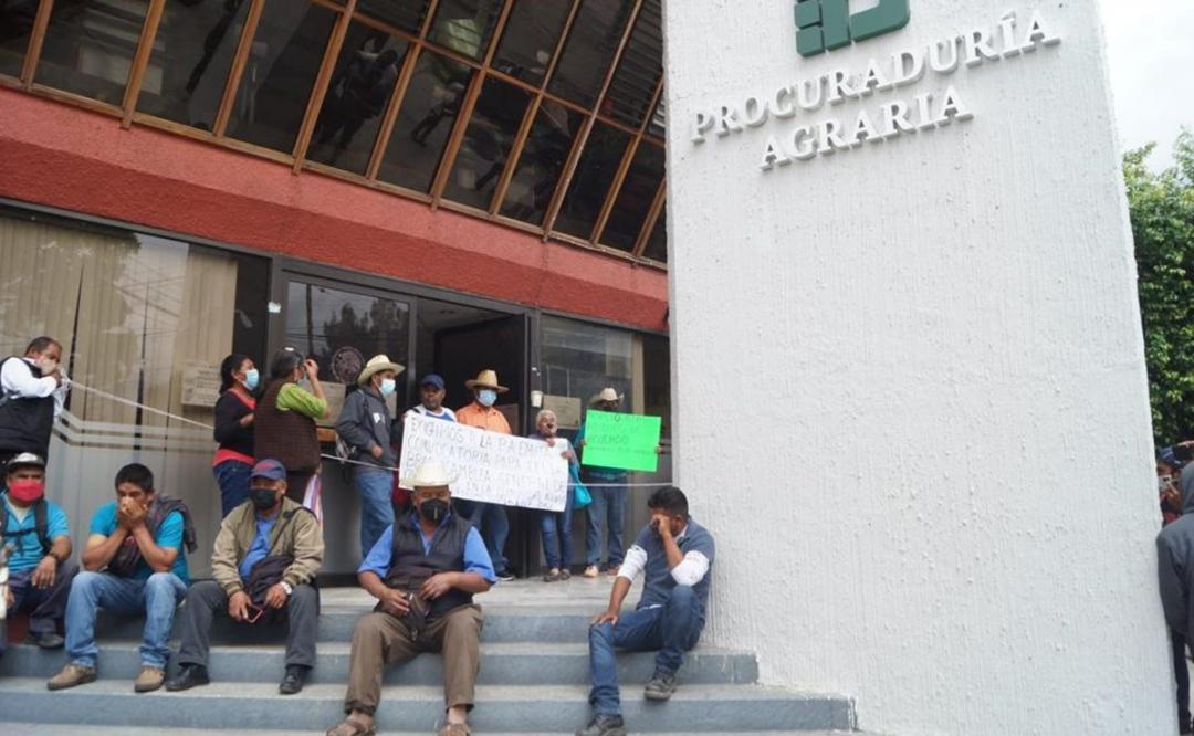 Comuneros de Sosola toman Procuraduría Agraria en Oaxaca, exigen reconocer a presidente de Bienes Comunales