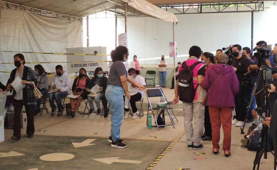 Instituto Electoral de Oaxaca reporta sólo 21 casillas sin instalar en comicios para gubernatura.