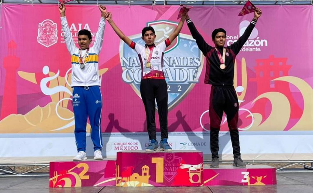 Logra Oaxaca dos medallas de oro históricas en charrería y ciclismo, en los juegos nacionales Conade 2022