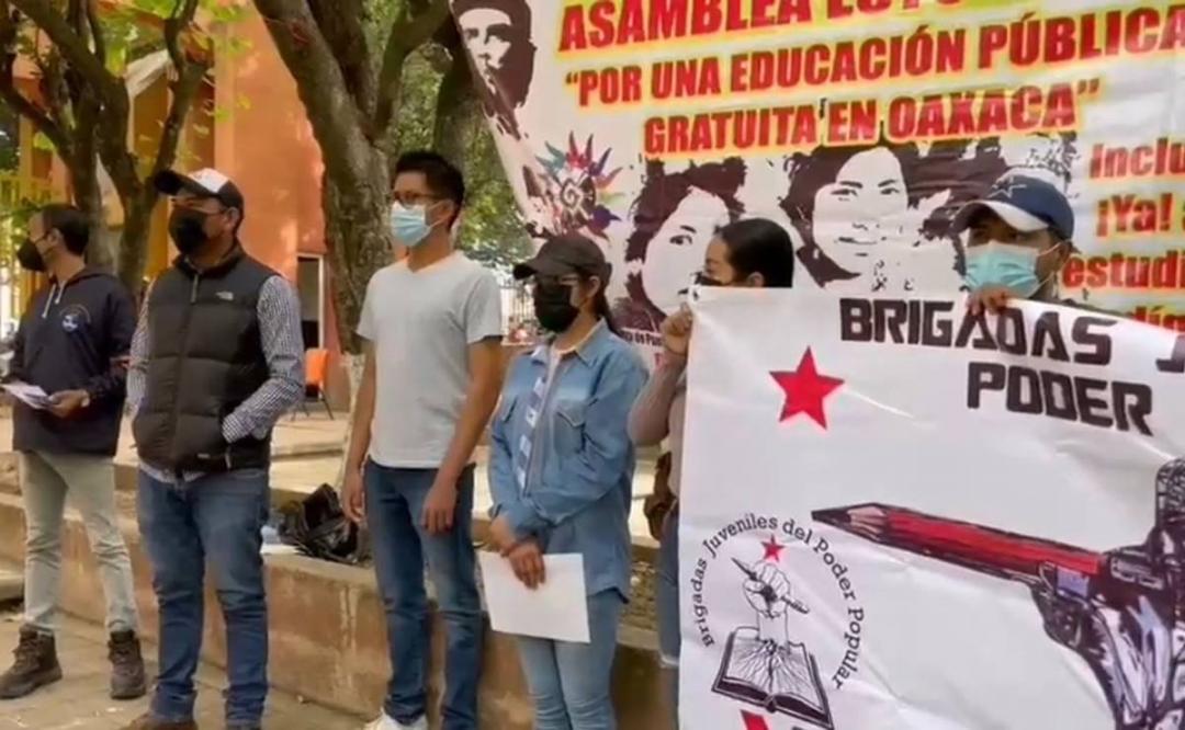 Anuncian protestas contra examen de admisión y cobro de altas cuotas para ingresar a la UABJO en Oaxaca