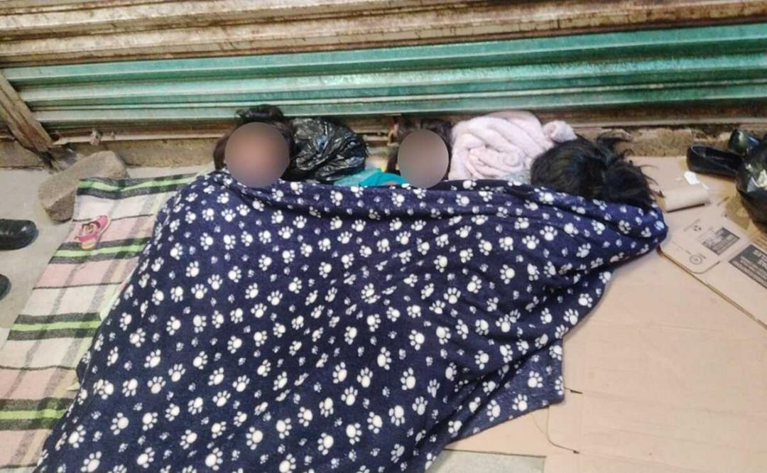 Resguardan en casa hogar a 3 niñas abandonadas en Central de Abasto de Oaxaca; fiscalía investiga