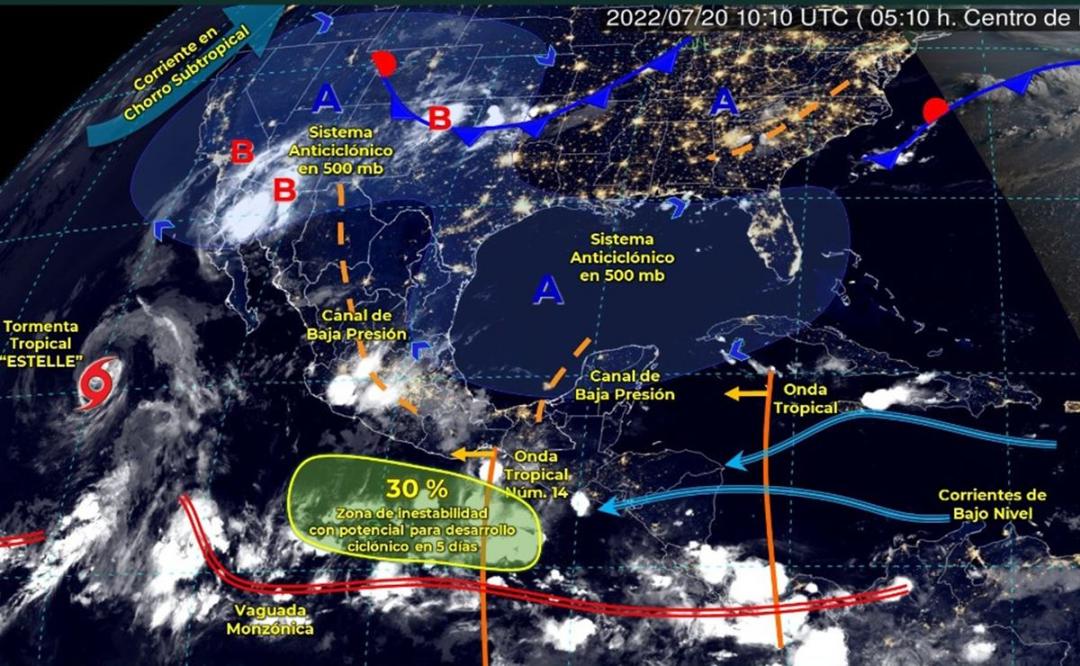 Causará onda tropical 14 tormentas y rachas de viento en 6 regiones de Oaxaca, reporta CEPCO